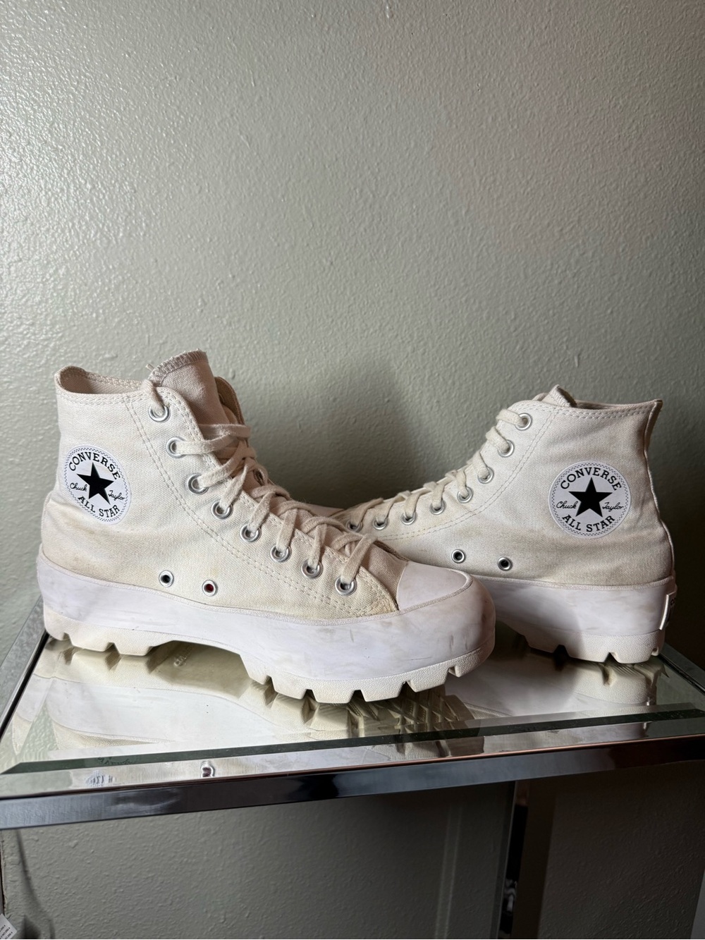 Converse Chuck Taylor All Star Lugged High Top Platform Sneakers Women’s 8.5
